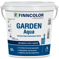 FINNCOLOR эмаль акриловая GARDEN Aqua А 0,9 л