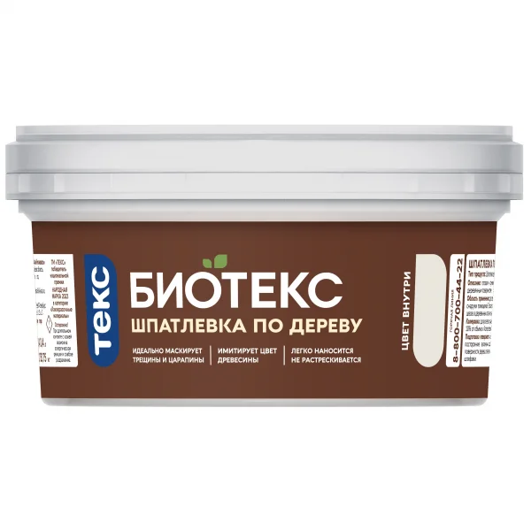 Шпатлевка по дереву ТЕКС Дуб 0,75 кг
