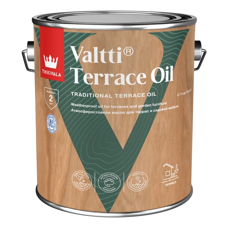 Tikkivala VALTTI TERRACE OIL EC масло для террас 2,7 л