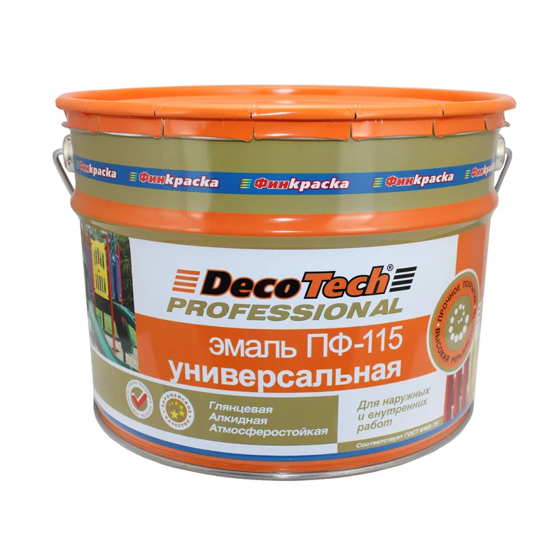 DecoTech  краска ПФ-115 0.9 кг синяя под RAL5005