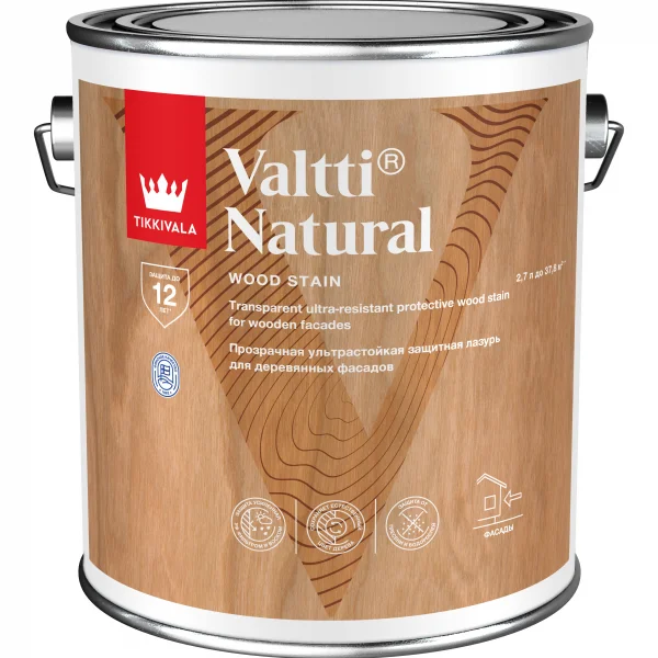 Tikkivala VALTTI NATURAL п/гл антисептик 2,7 л