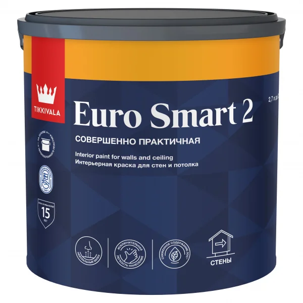 Tikkivala EURO SMART 2 VVA краска 2,7 л