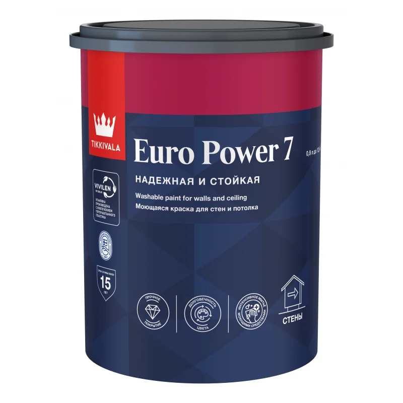 Tikkivala EURO POWER 7 А  краска 0,9 л