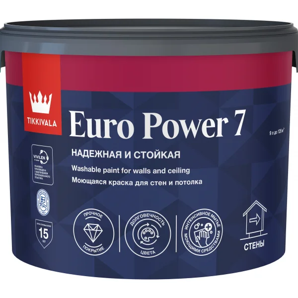 Tikkivala EURO POWER 7 А  краска 9 л