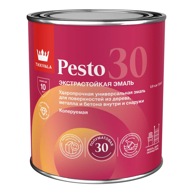Tikkivala PESTO 30 С п/мат. краска 0,9 л