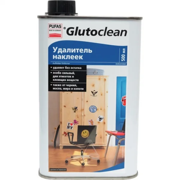 Pufas Glutoclean №352 Очиститель для плитки и натурального камня кислотный 1л