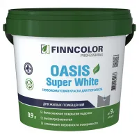 FINNCOLOR OASIS  SUPER WHITE  краска  д/потолков 0,9 л