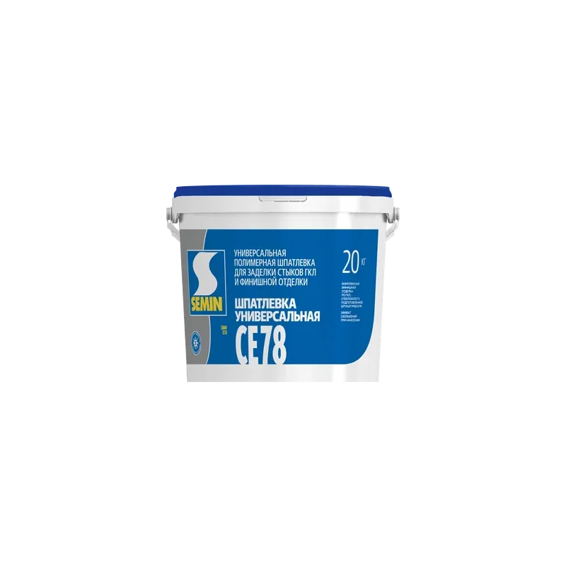 Semin СЕ 78 (универсальная шпатлевка, синяя крышка) 7кг