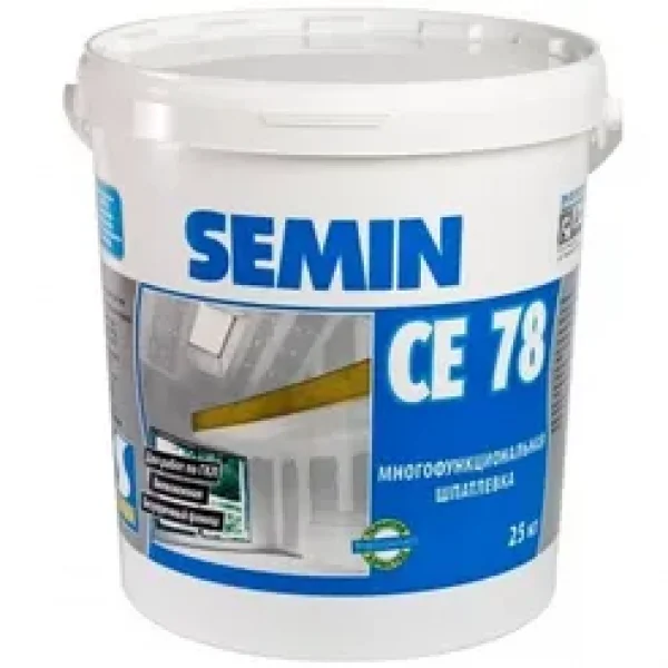 Semin СЕ 78 (универсальная шпатлевка, белая крышка) 3кг