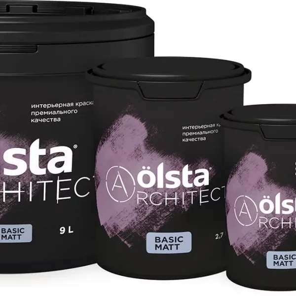 OLSTA ARCHITECT BASIC MATT Краска матовая А 0,9л