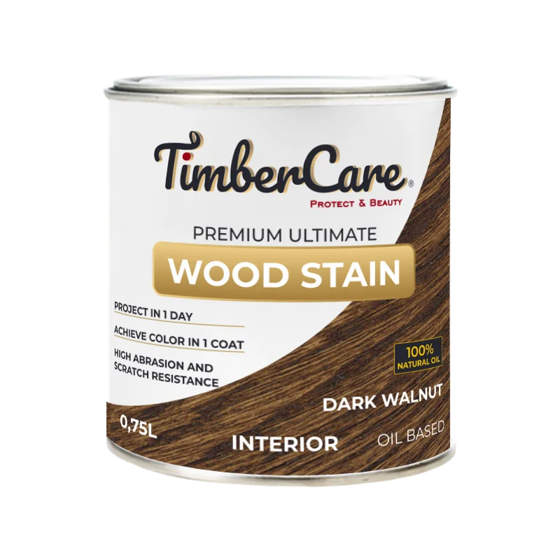 350028 Тонирующее масло TimberCare Wood Stail (цвет темный орех) 0,75 л