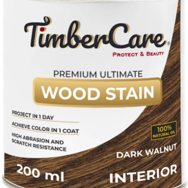 350027 Тонирующее масло TimberCare Wood Stail (цвет темный орех) 0,2 л