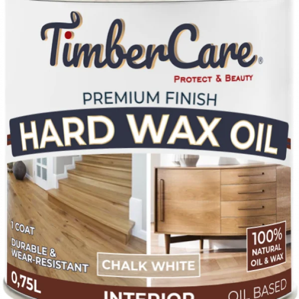 350065 Защитное масло TimberCare Hard Wax Oil (цвет Белый мел) 0,75 л