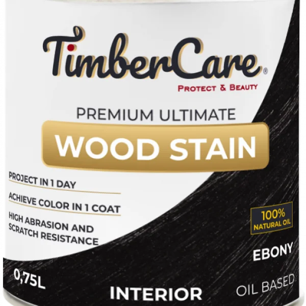 350036 Тонирующее масло TimberCare Wood Stail (цвет эбеновое дерево) 0,75 л