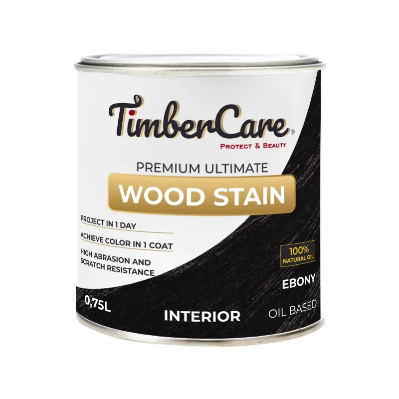 350036 Тонирующее масло TimberCare Wood Stail (цвет эбеновое дерево) 0,75 л