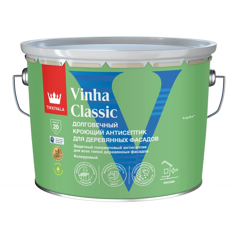 Tikkivala VINHA CLASSIC VC краска-антисептик 9 л