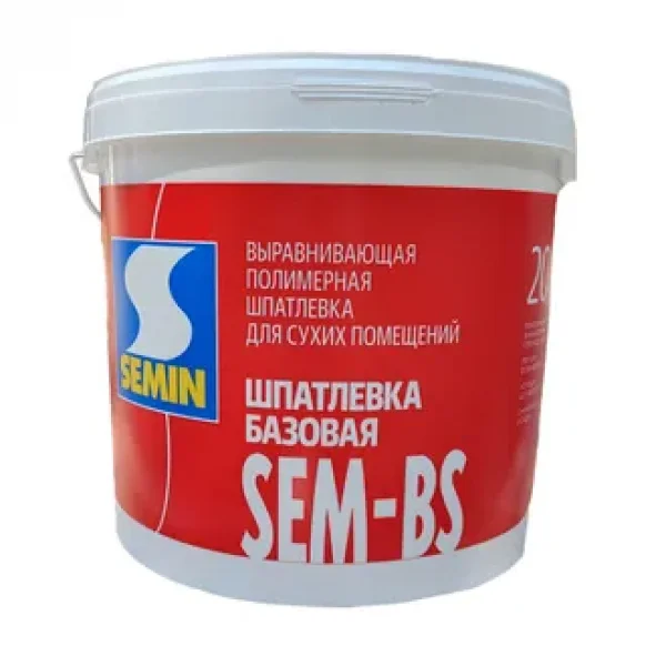 Semin SEM-BS 20 кг (шпатлевка базовая выравнивающая для сухих помещений)