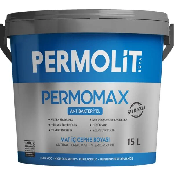 PERMOMAX база 0P мат. антибакт. интерьерная краска 0,9л