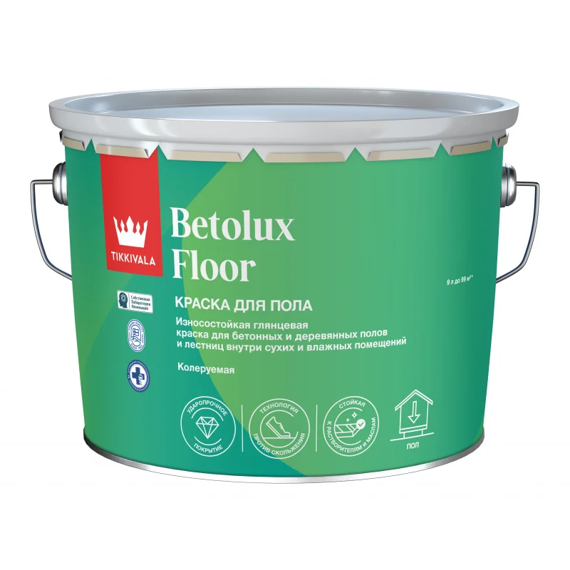 Tikkivala BETOLUX FLOOR C краска для пола глянц. 0,9 л