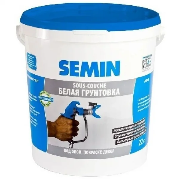 Semin СУ-КУШ АИРЛЕСС грунт-краска (синяя крышка) 20 кг