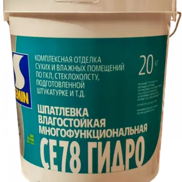 Semin СЕ 78 ГИДРО (шпатлевка влагостойкая) 20 кг