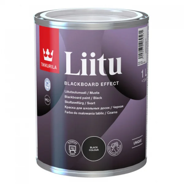 LIITU черная краска для школьных досок 1л