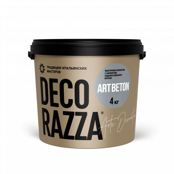 Decorazza  Фактурное покрытие Art beton AB001, 9 кг